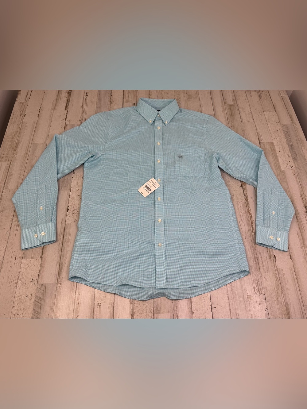 Stafford Men’s Button Down Dress Travel Wrinkle Free Oxford Shirt 15.5 34/35 NWT